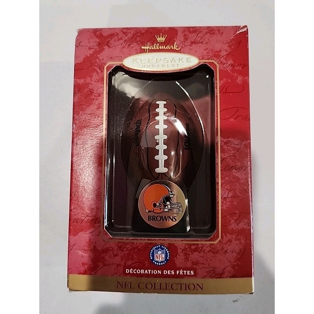 Hallmark Keepsake Ornament 2000 NFL Cleveland Browns Football QSR5161
